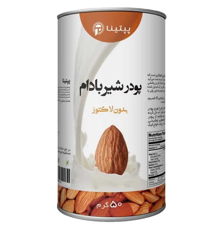 خرید پودر شیر بادام پپتینا 50 گرم