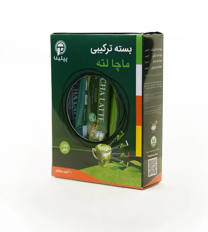 بسته ترکیبی ماچا لته پپتینا - 10 ساشه‌ای - Image 2