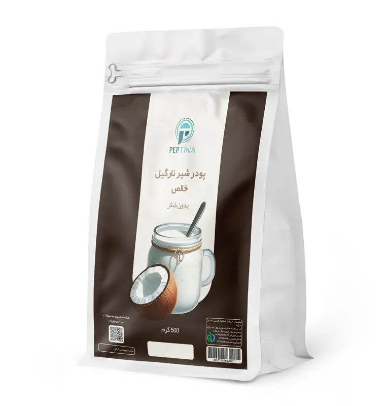 پودر شیر نارگیل خالص بدون شکر