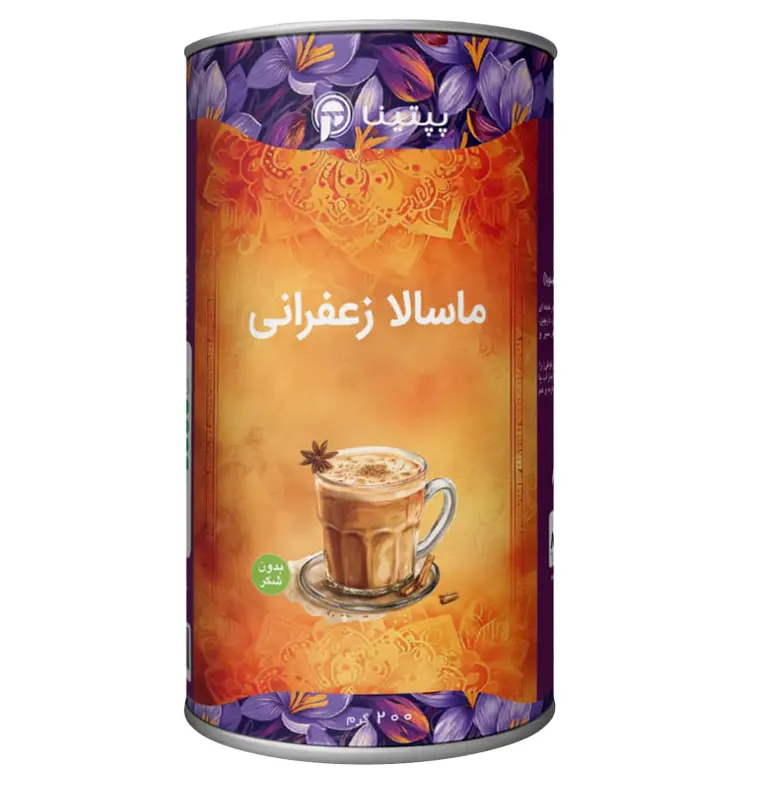 ماسالا زعفرانی پپتینا قوطی 200 گرمی