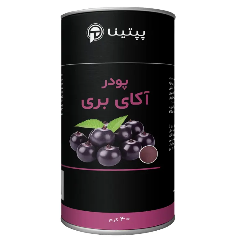 قوطی 40 گرمی پودر آکای بری پپتینا