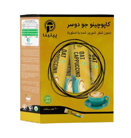 کاپوچینو جو دو سر پپتینا بسته 10 عددی