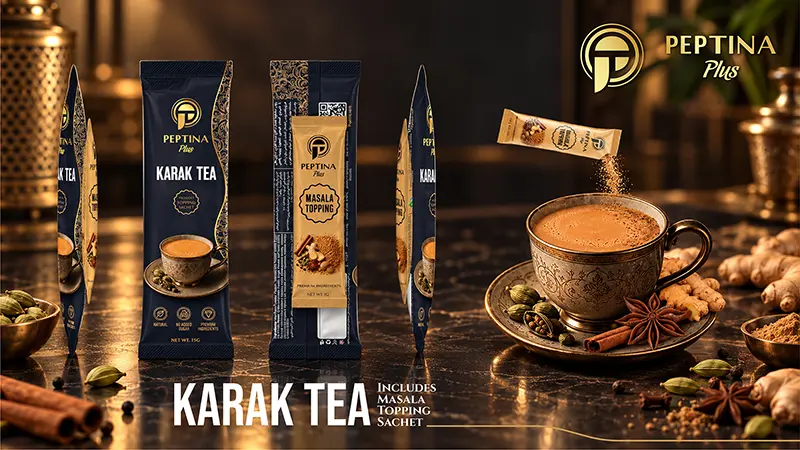چای کرک با تاپینگ ماسالا پپتینا پلاس